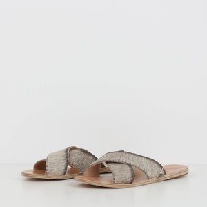 Ancient Greek Sandals Thais Crisscross Sandals Pony Desert 39